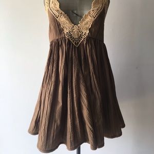 Free People Hippie Mini Dress